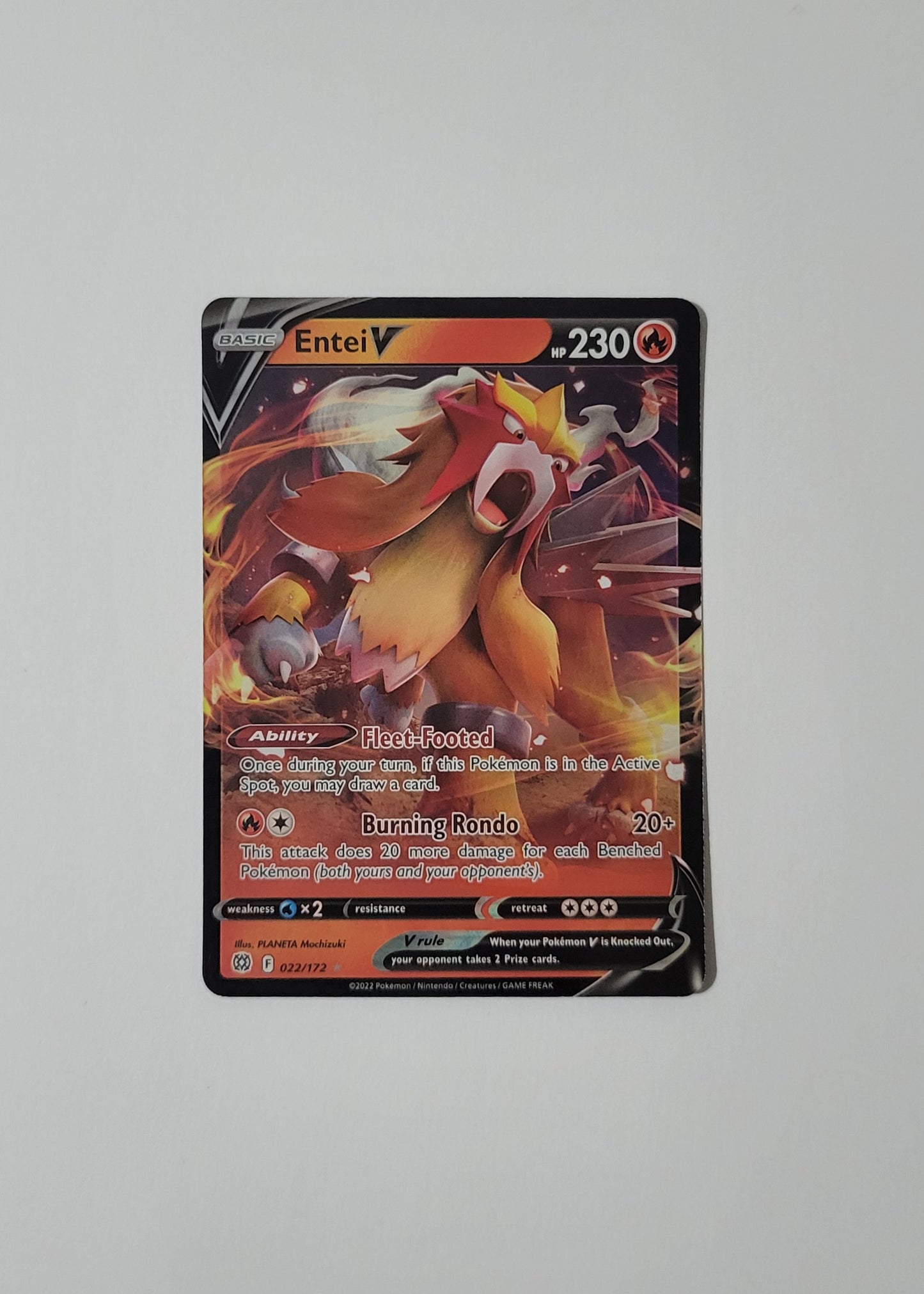 Entei V 022/172 - Brilliant Stars