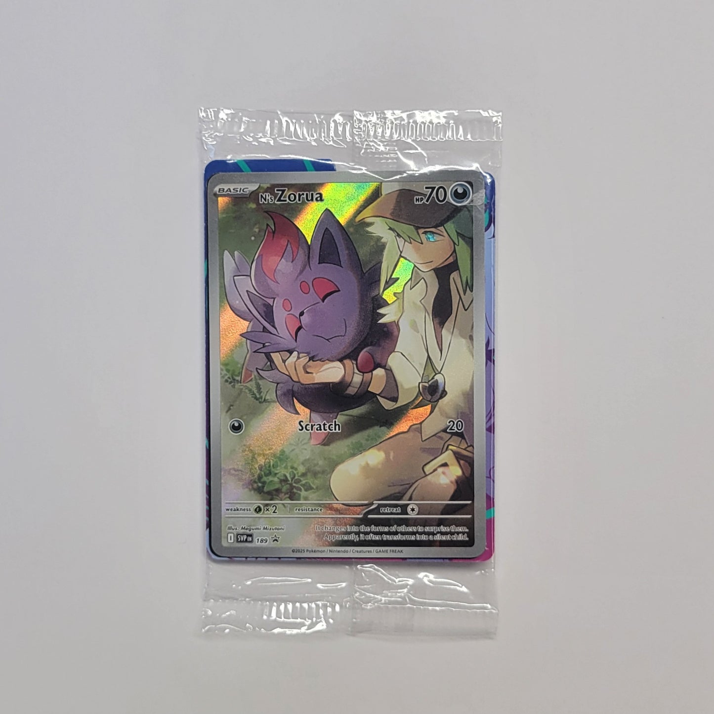 N's Zorua SVP189 (Sealed) - Black Star Promo