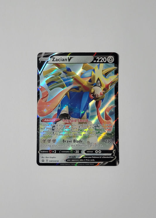 Zacian V SWSH018 - Black Star Promo