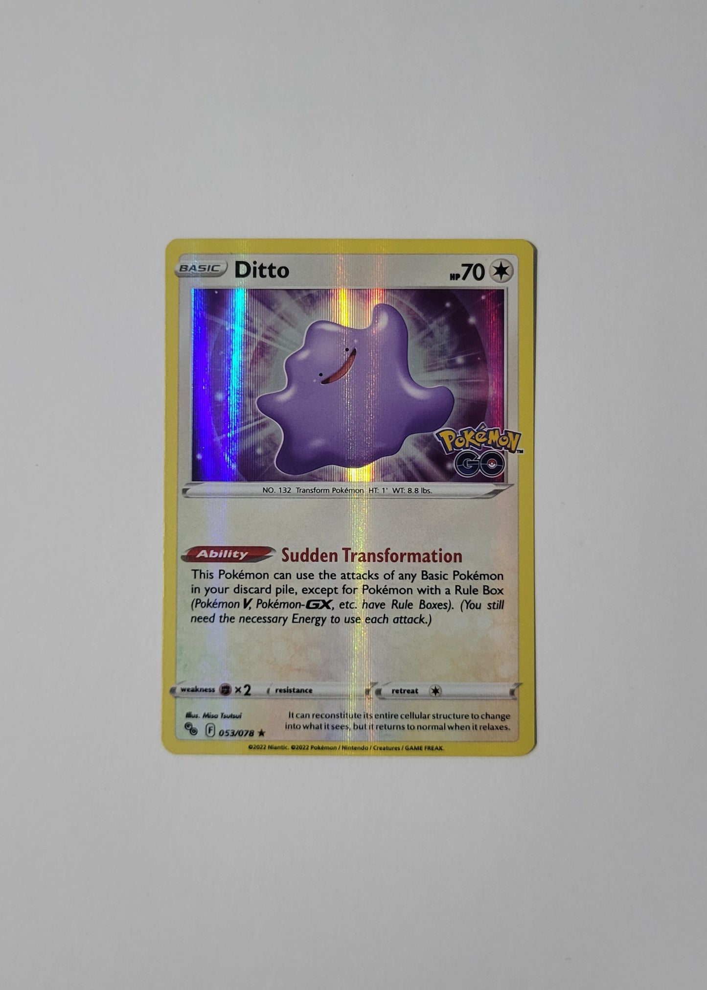 Ditto 053/078 (Holo) - Pokémon Go