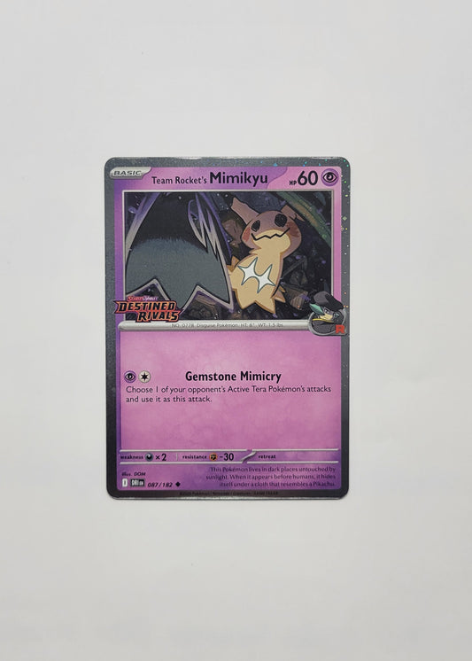 Team Rocket's Mimikyu 087/182 (Stamped) - Destined Rivals