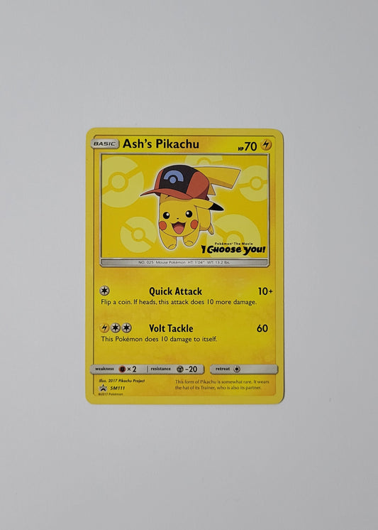 Ash's Pikachu SM111 - Black Star Promo