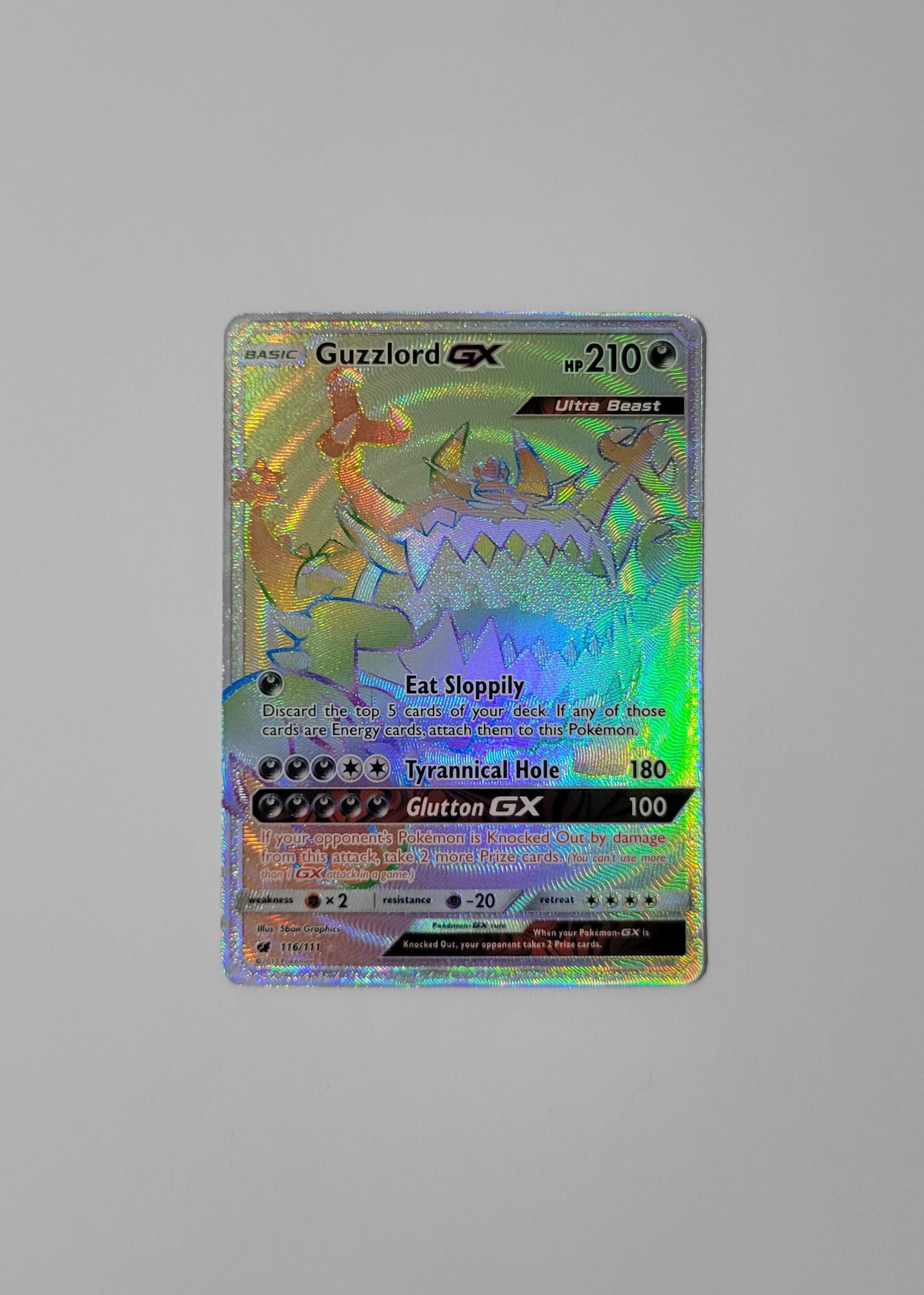 Guzzlord GX 116/111 - Crimson Invasion