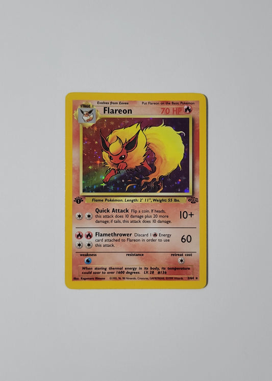 Flareon 3/64 (Holo) - Jungle (1st Edition)