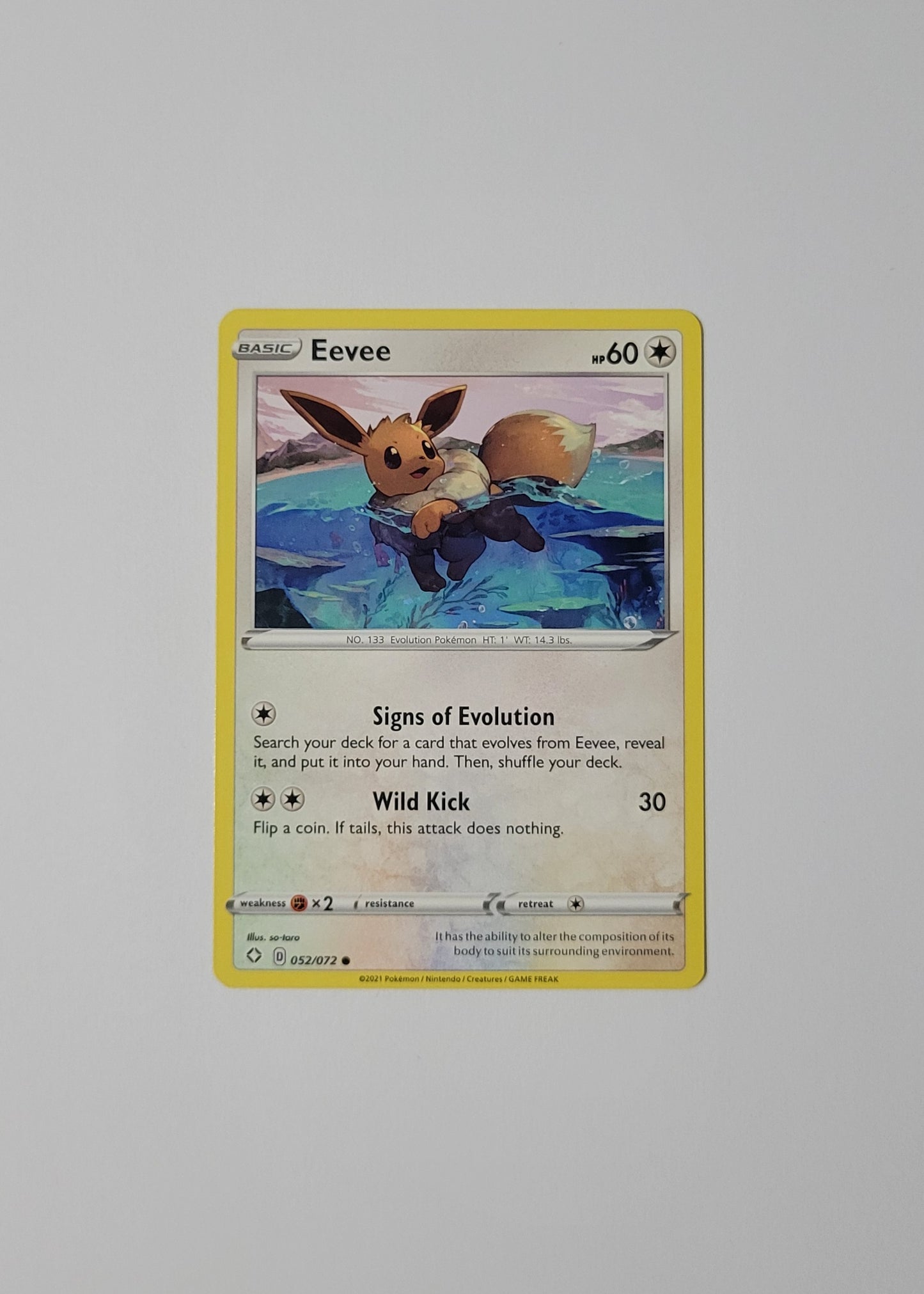Eevee 052/072 - Shining Fates
