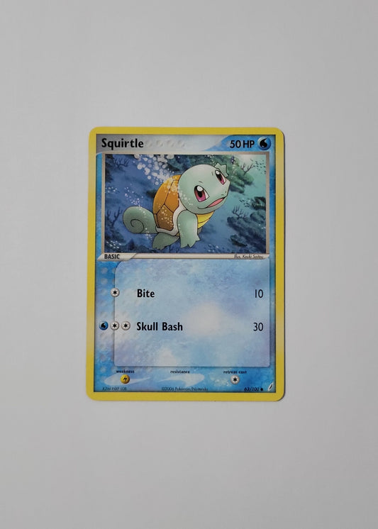 Squirtle 63/100 - EX Crystal Guardians