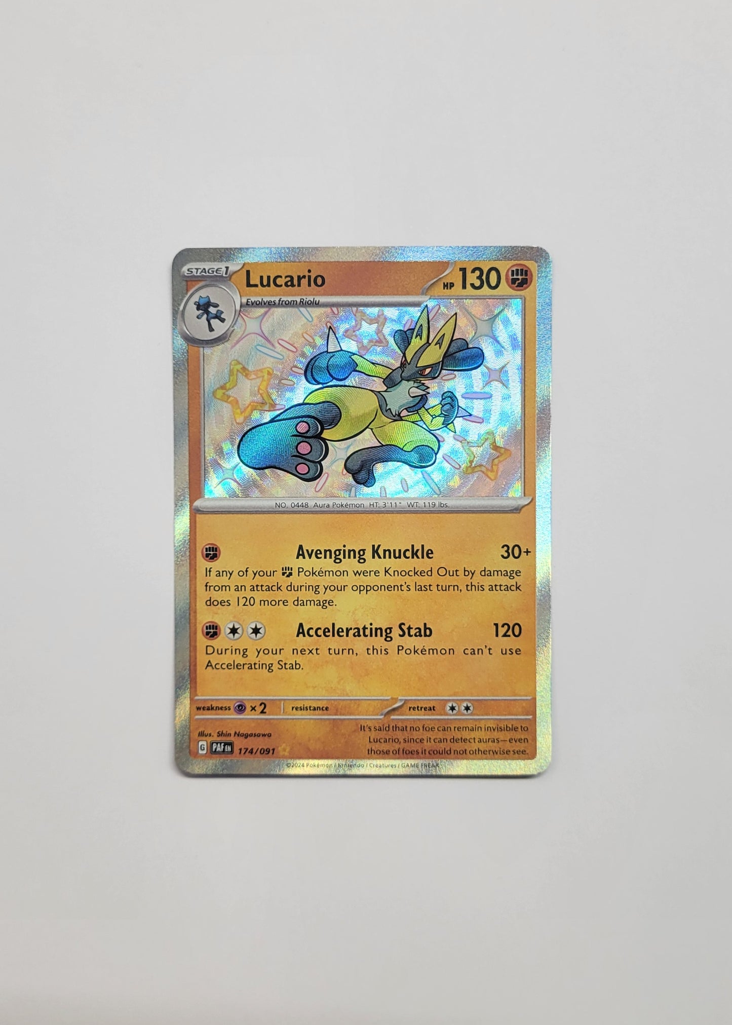 Lucario 174/091 - Paldean Fates