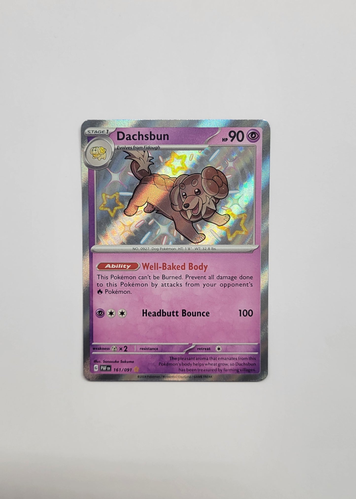 Dachsbun 161/091 - Paldean Fates