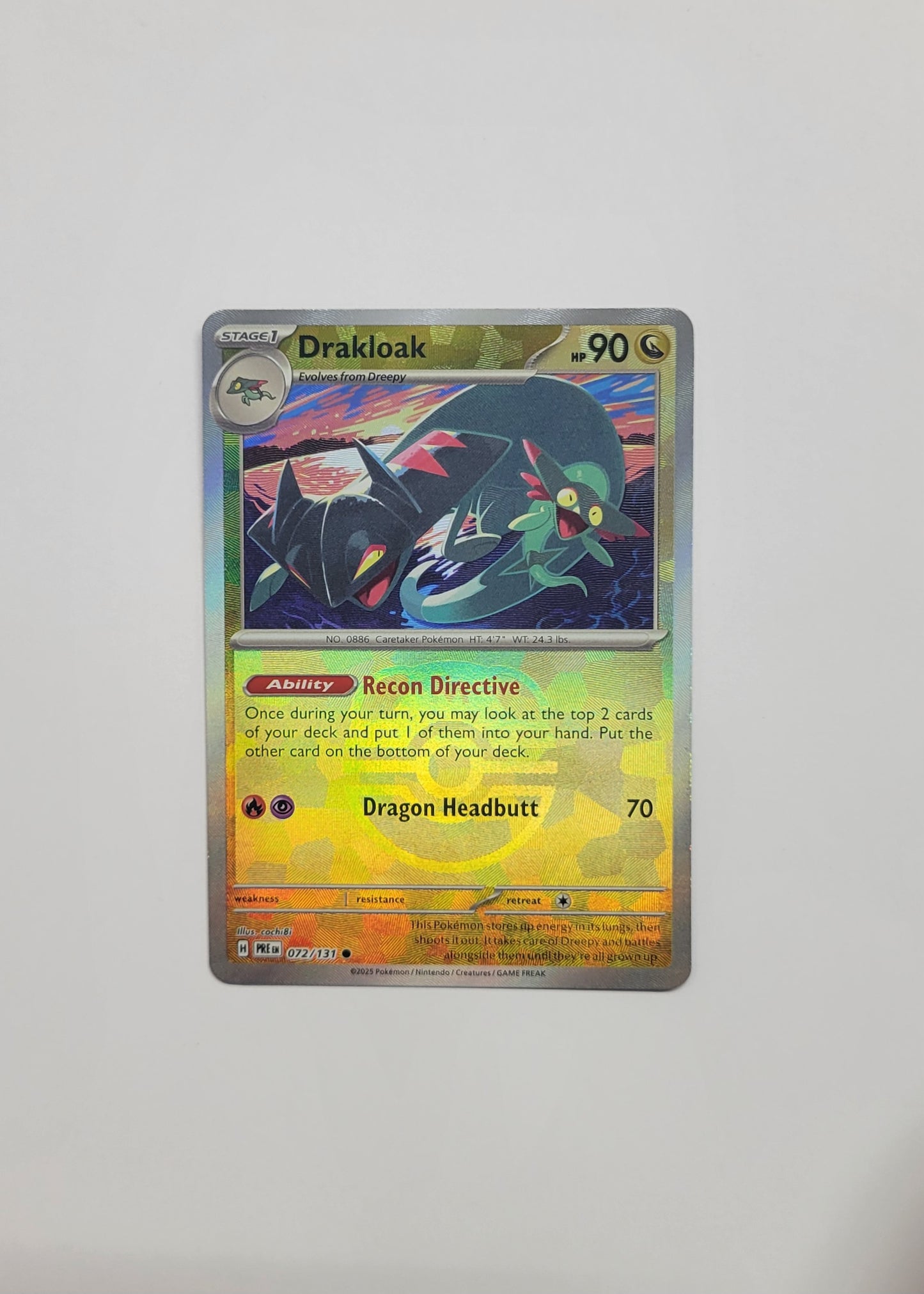 Drakloak 072/131 (Master Ball) - Prismatic Evolutions