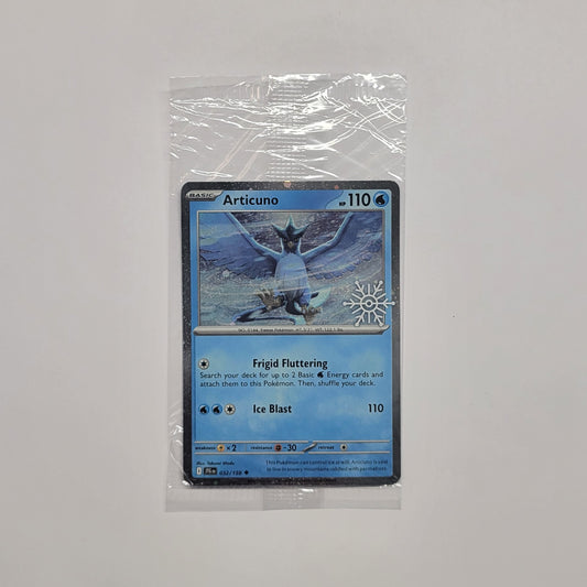 Articuno 032/159 (Sealed, Stamped) - Holiday Calendar 2025