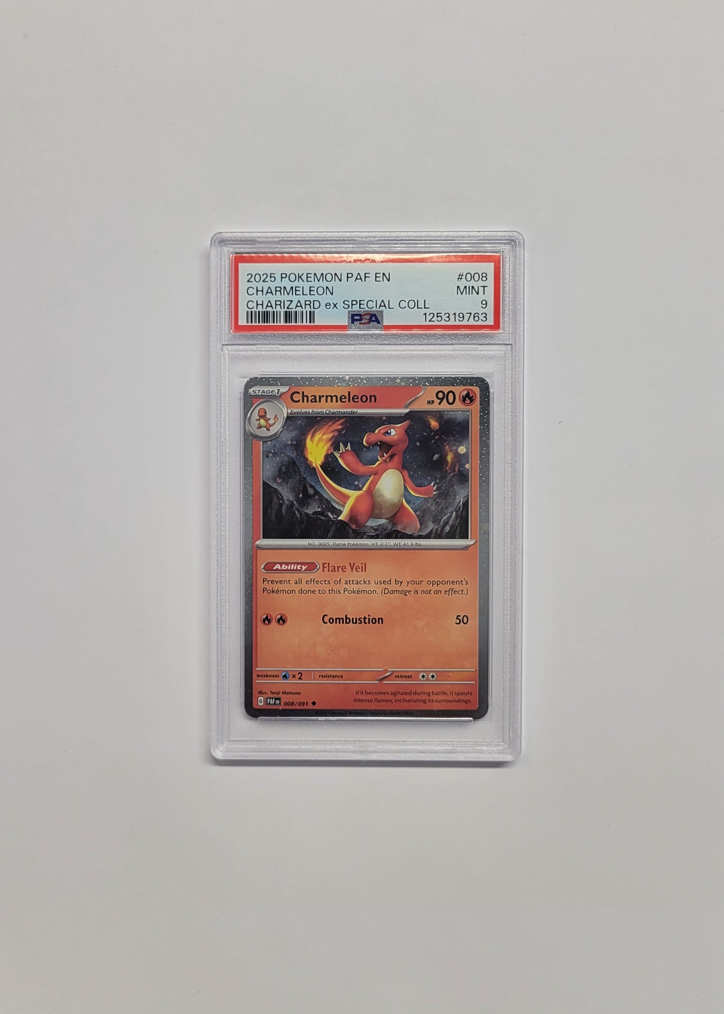 Charmeleon 008/091 - Charizard ex Special Collection - PSA 9