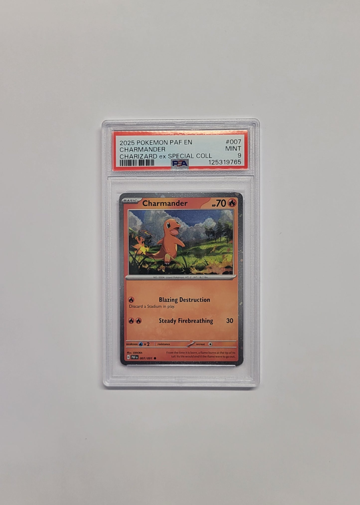 Charmander 007/091 - Charizard ex Special Collection - PSA 9