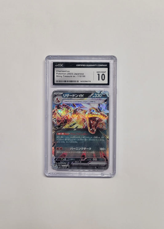 Charizard ex 115/190 - Shiny Treasures ex - CGC 10