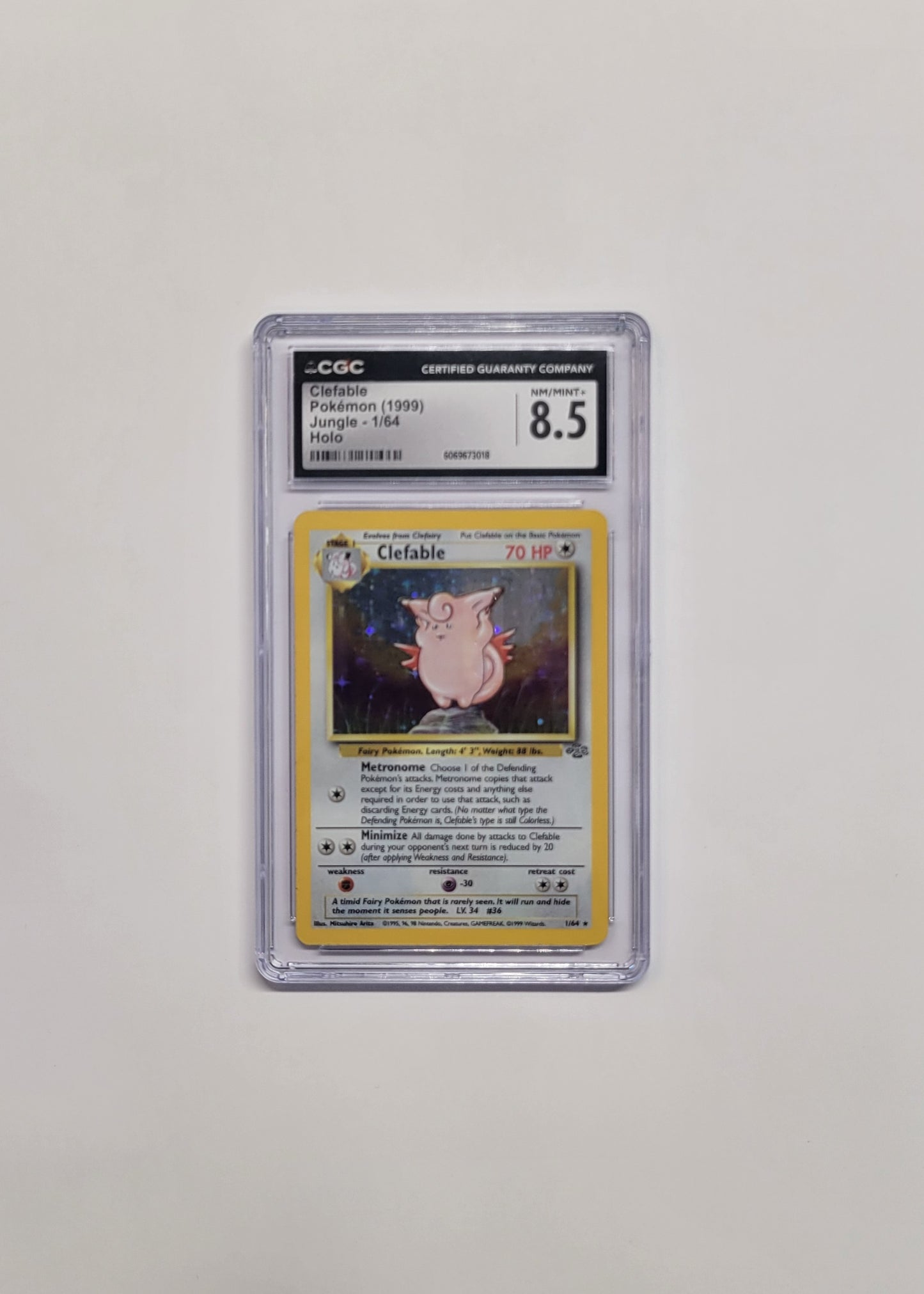 Clefable 1/64 - Jungle - CGC 8.5