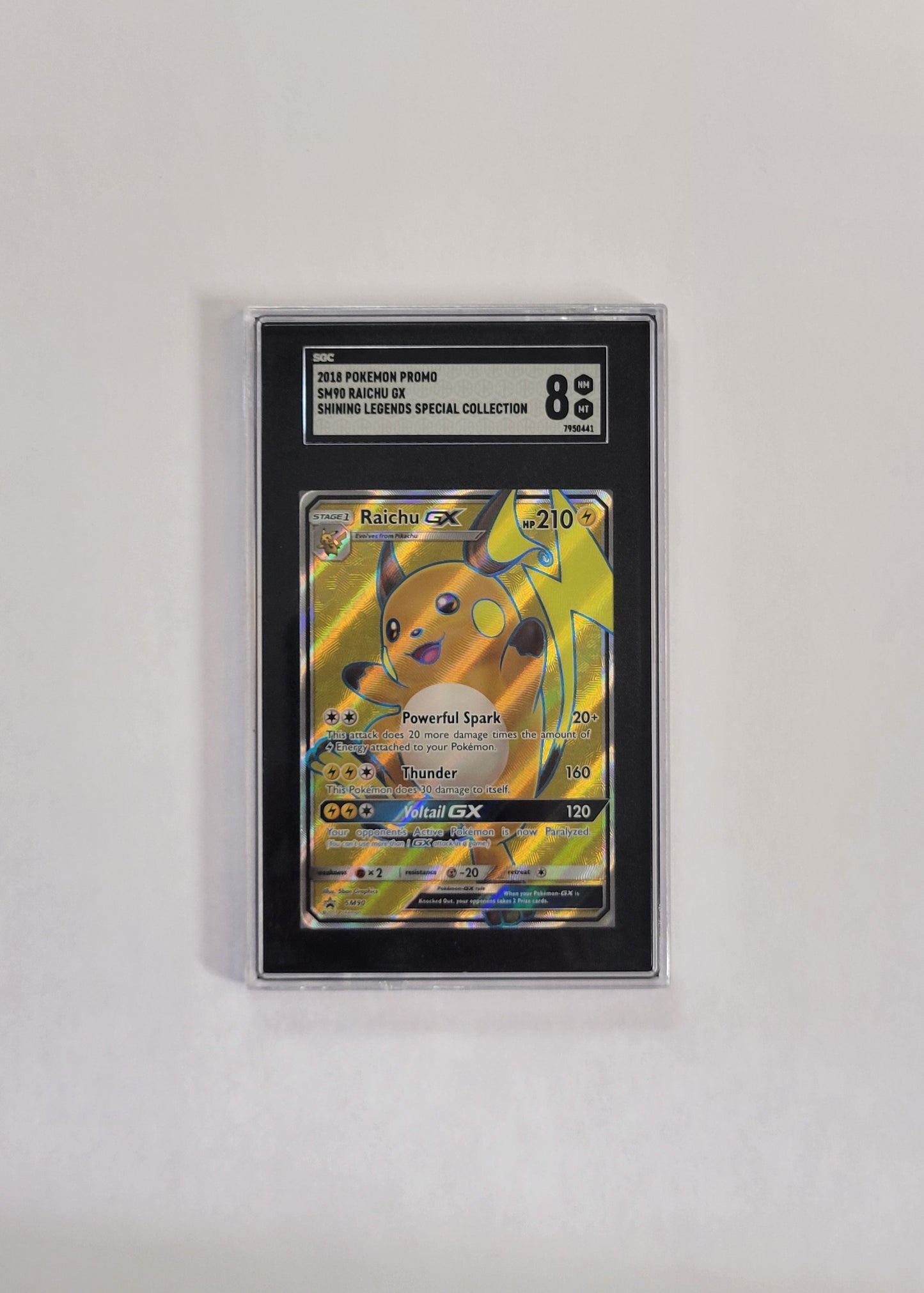 Raichu GX SM90 - Black Star Promo - SGC 8