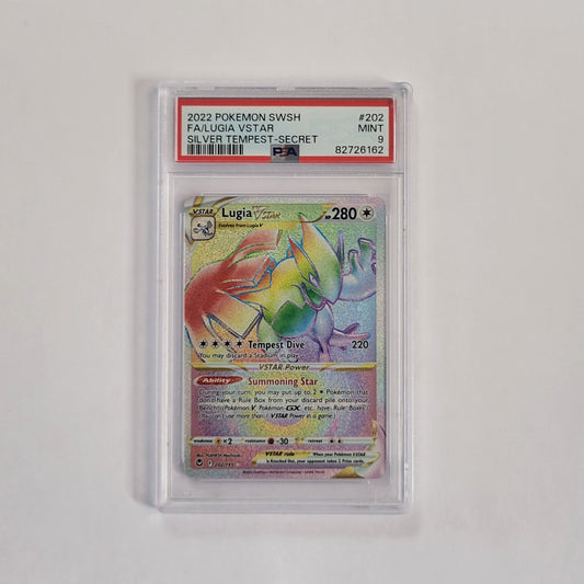 Lugia VSTAR 202/195 - Silver Tempest - PSA 9