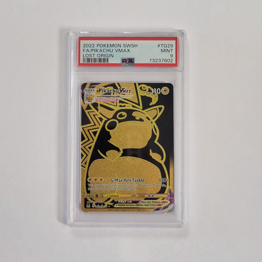 Pikachu VMAX TG29/TG30 - Lost Origin: Trainer Gallery - PSA 9