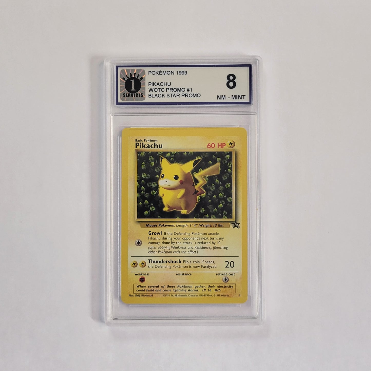 Pikachu 1 - Black Star Promo - P1S 8