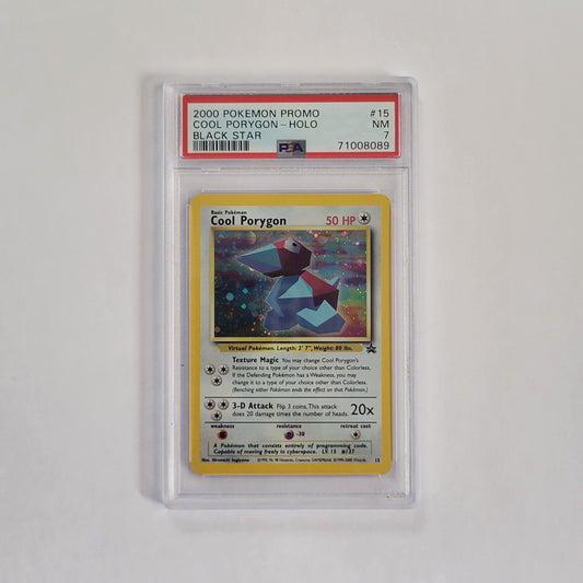 Cool Porygon 15 - Black Star Promo - PSA 7