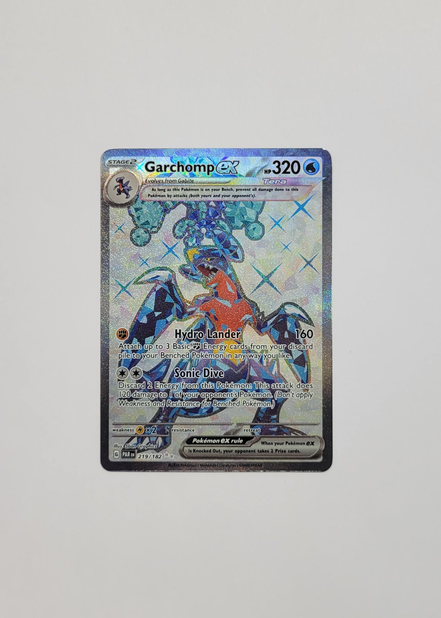 Garchomp ex 219/182 - Paradox Rift