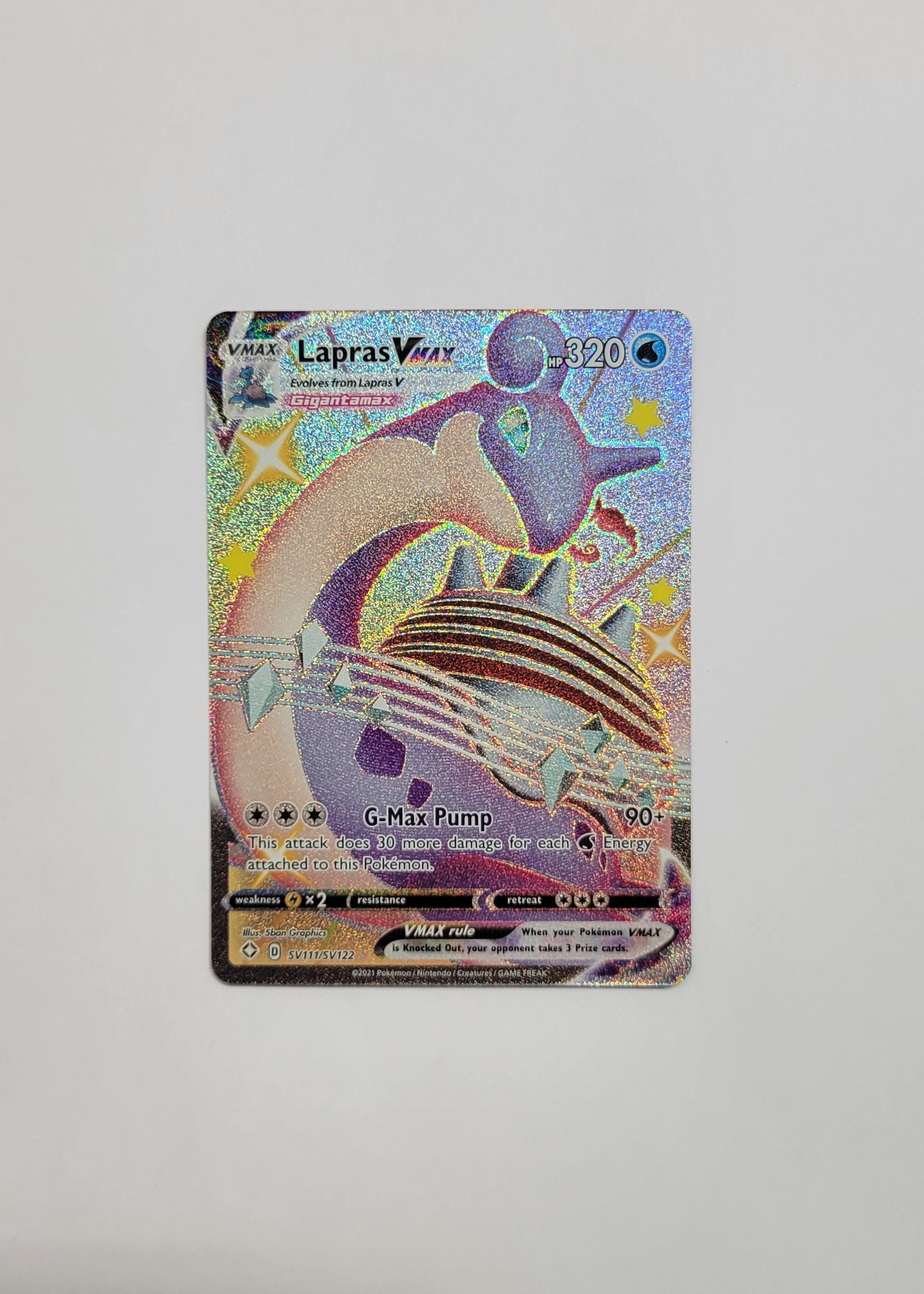 Lapras VMAX SV111/SV122 - Shining Fates: Shiny Vault