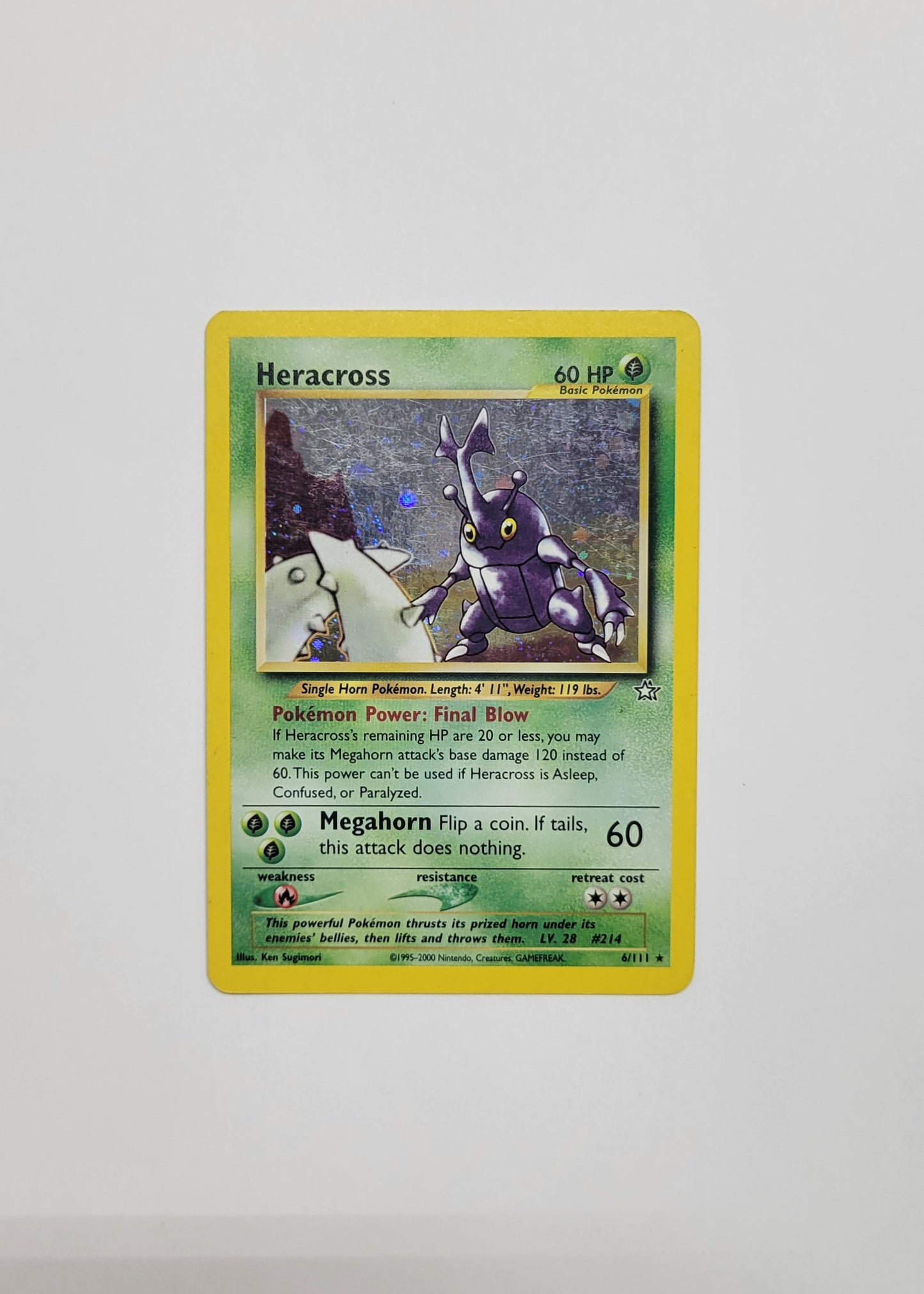 Heracross 6/111 (Holo) - Neo Genesis