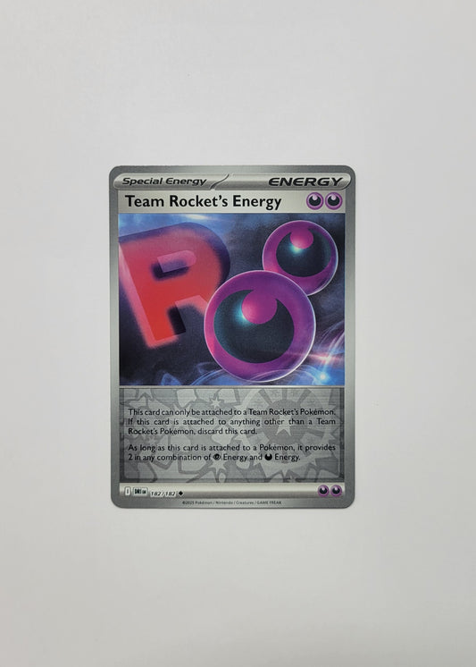 Team Rocket's Energy 182/182 (Reverse Holo) - Destined Rivals