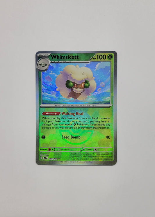 Whimsicott 008/131 (Poké Ball) - Prismatic Evolutions