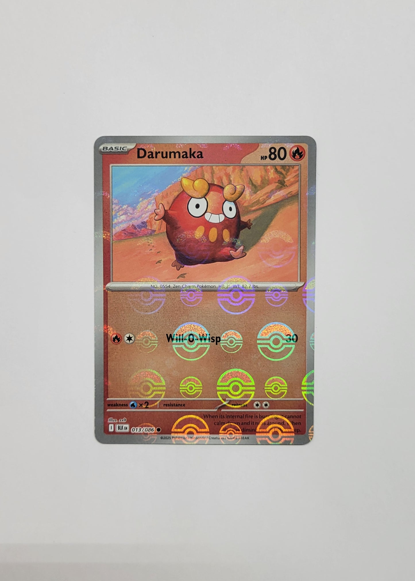 Darumaka 013/086 (Poké Ball) - Black Bolt