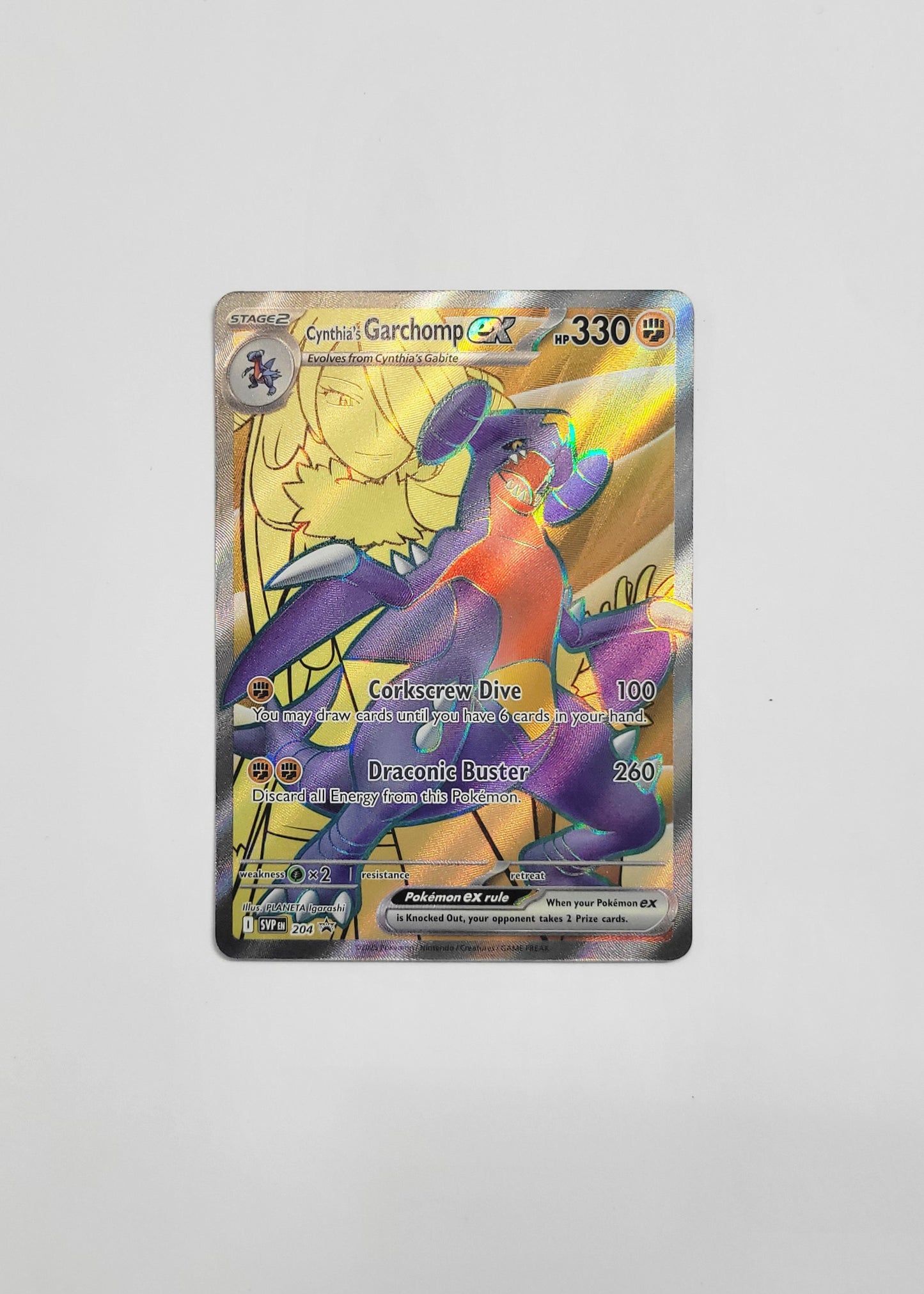 Cynthia's Garchomp ex SVP204 - Black Star Promo