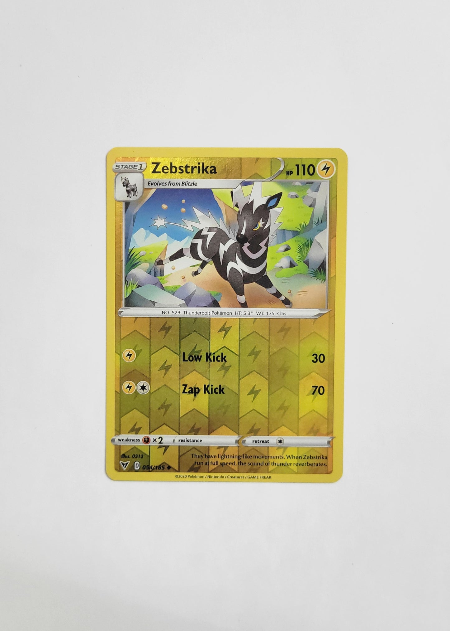 Zebstrika 054/185 (Reverse Holo) - Vivid Voltage