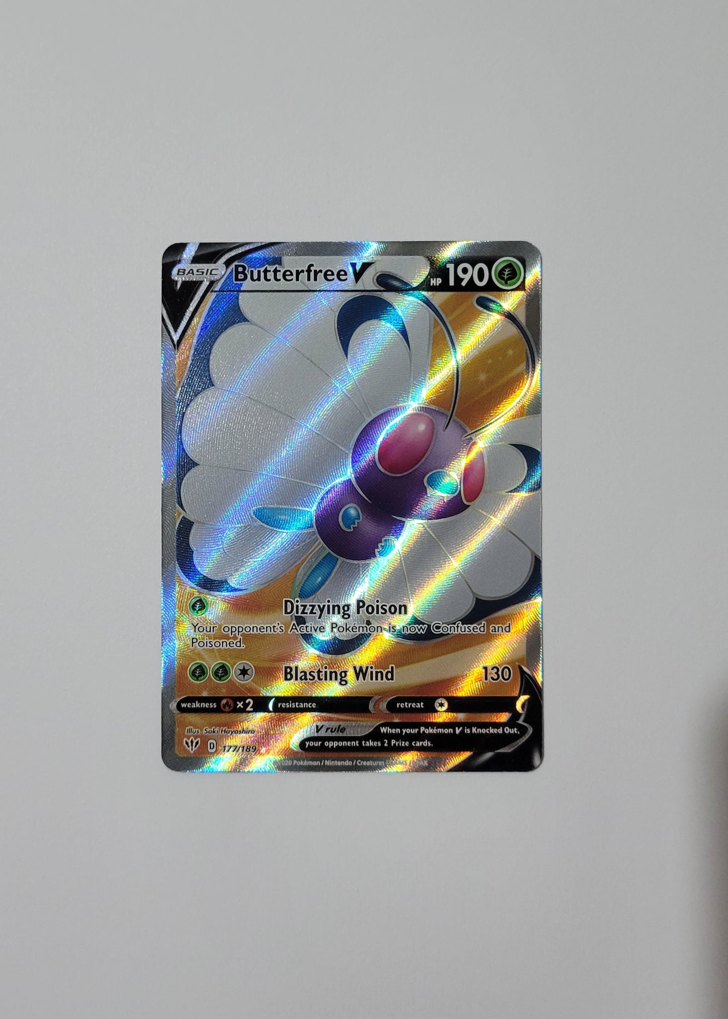 Butterfree V 177/189 - Darkness Ablaze