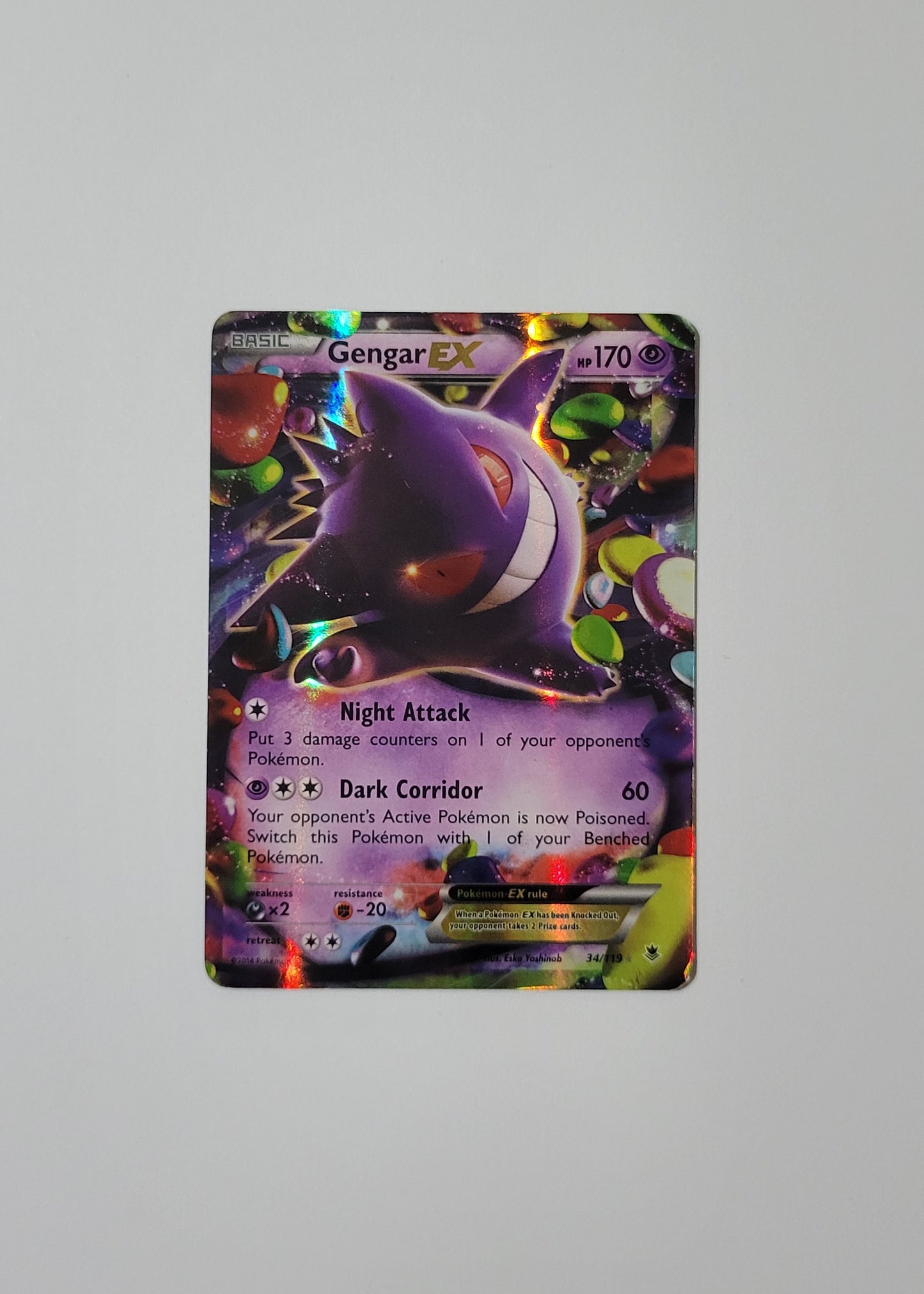 Gengar EX 34/119 - Phantom Forces
