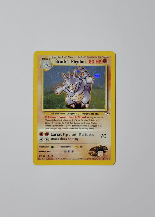 Brock's Rhydon 2/132 - Gym Heroes