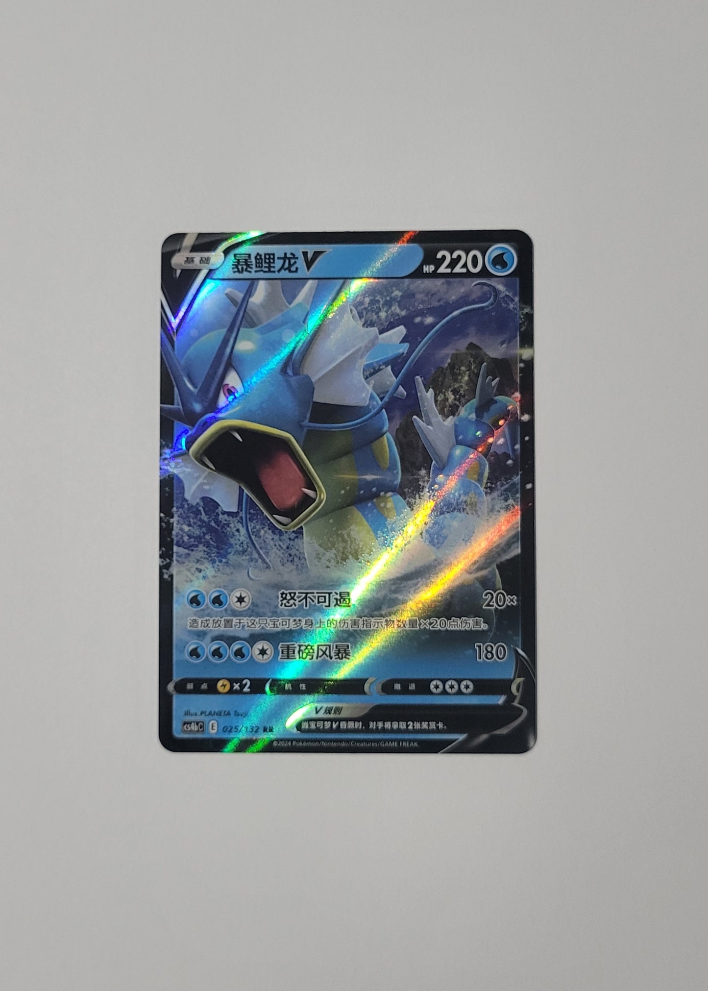 Gyarados V 025/132 - Nine Colors Gathering: Origin (Chinese)