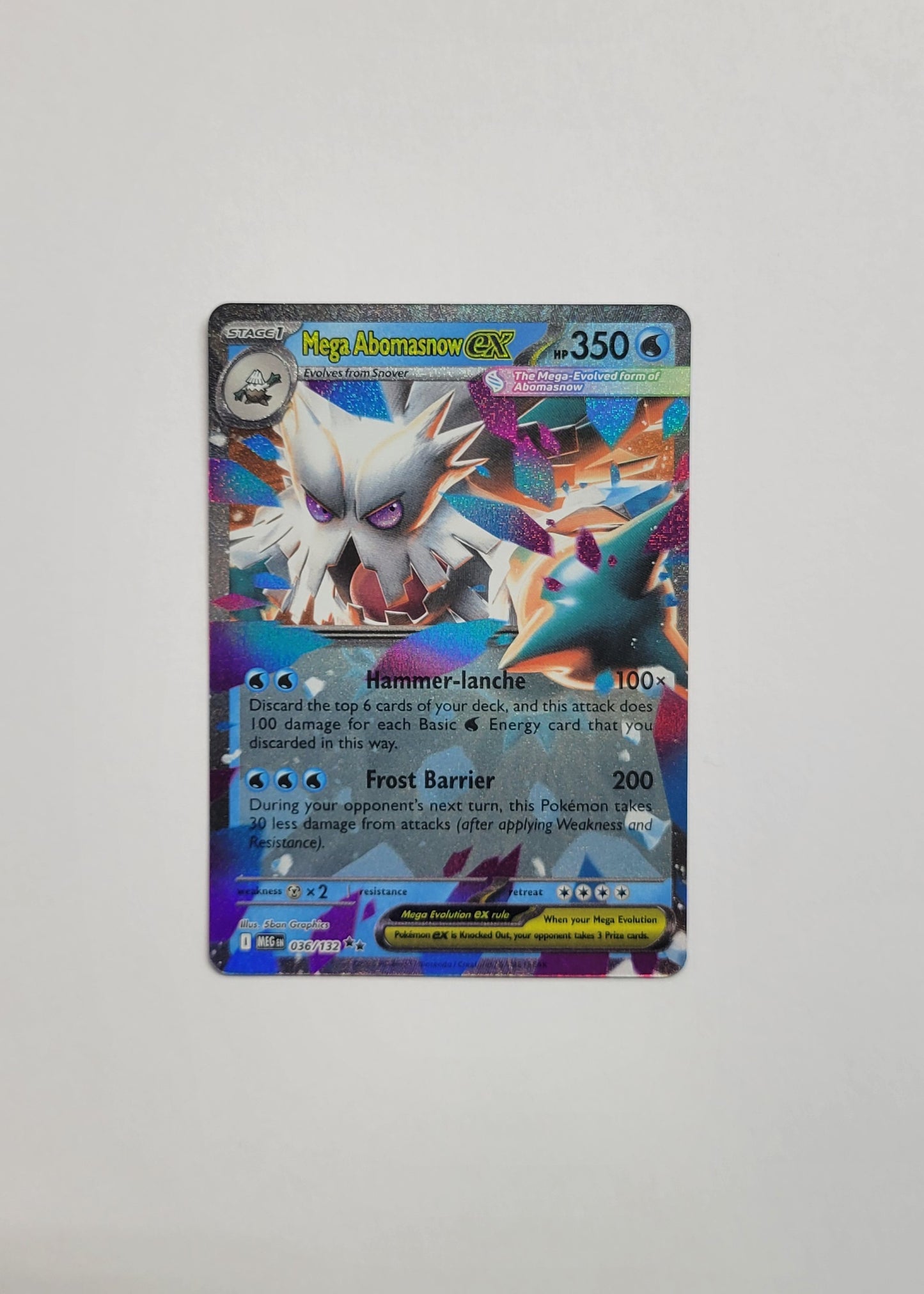 Mega Abomasnow ex 036/132 - Mega Evolution
