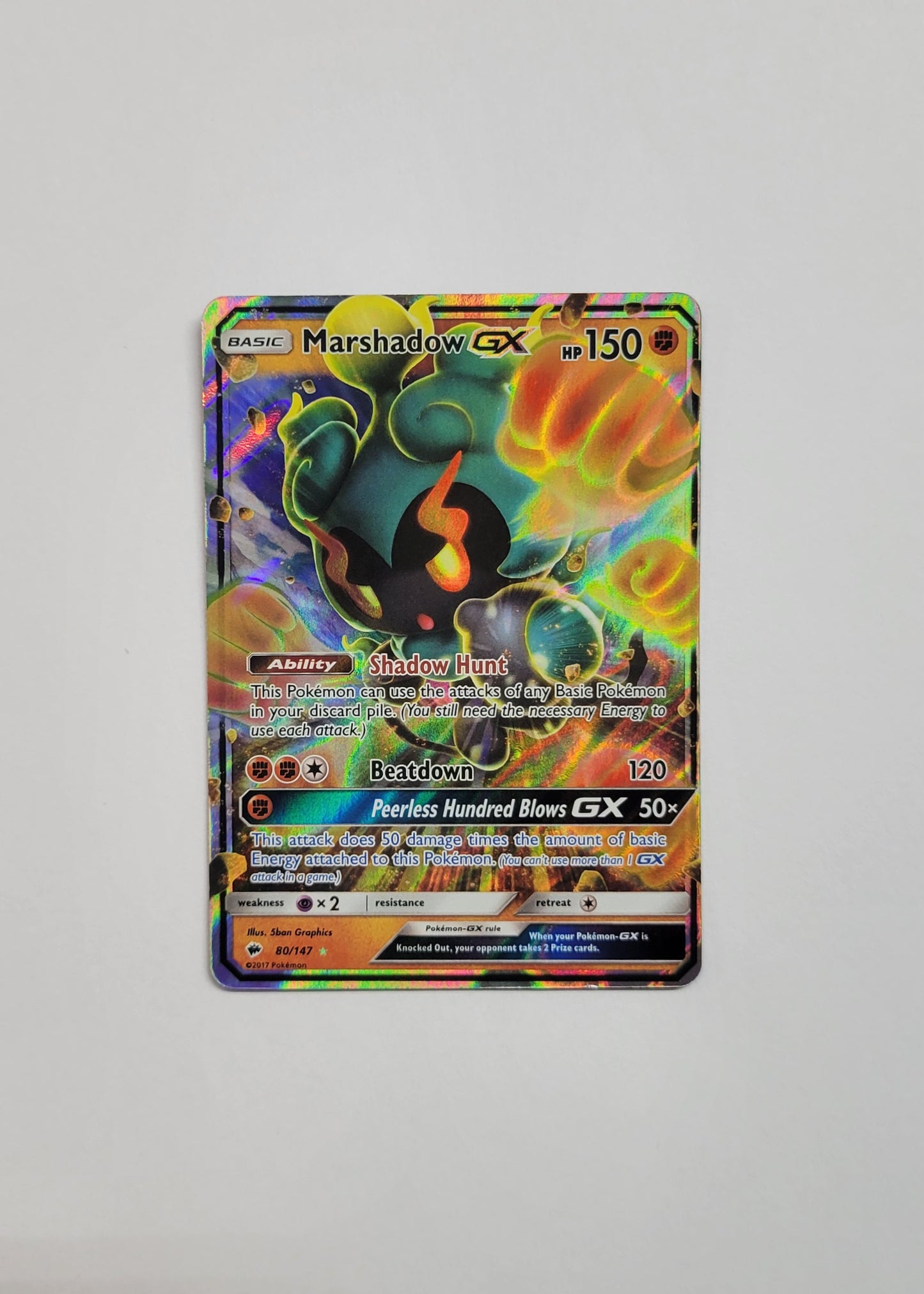 Marshadow GX 80/147 - Burning Shadows