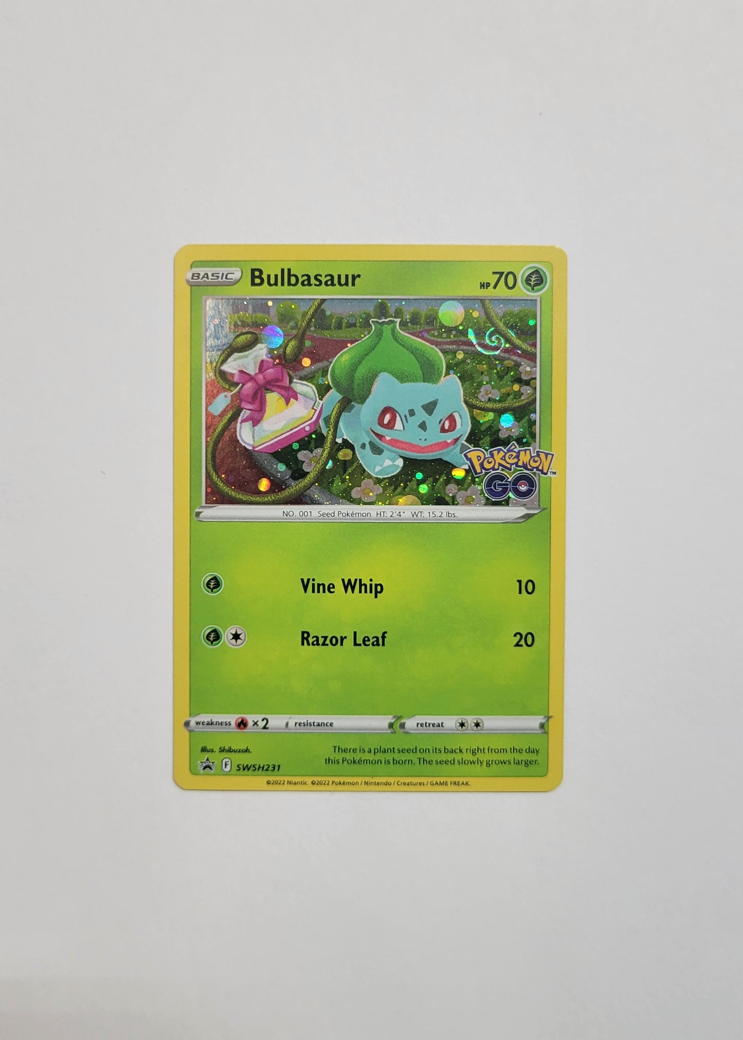 Bulbasaur SWSH231 - Black Star Promo