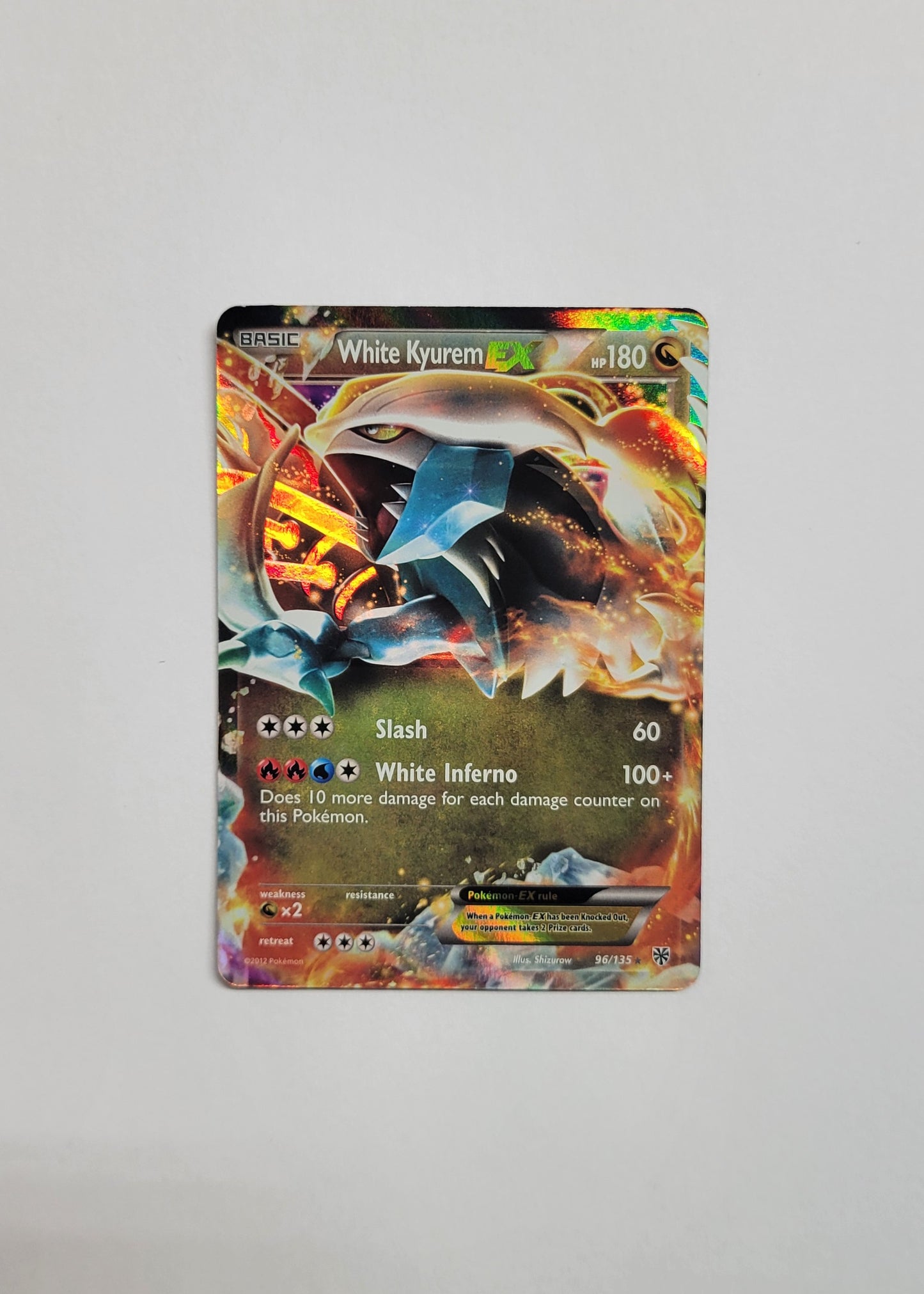 White Kyurem EX 96/135 - Plasma Storm