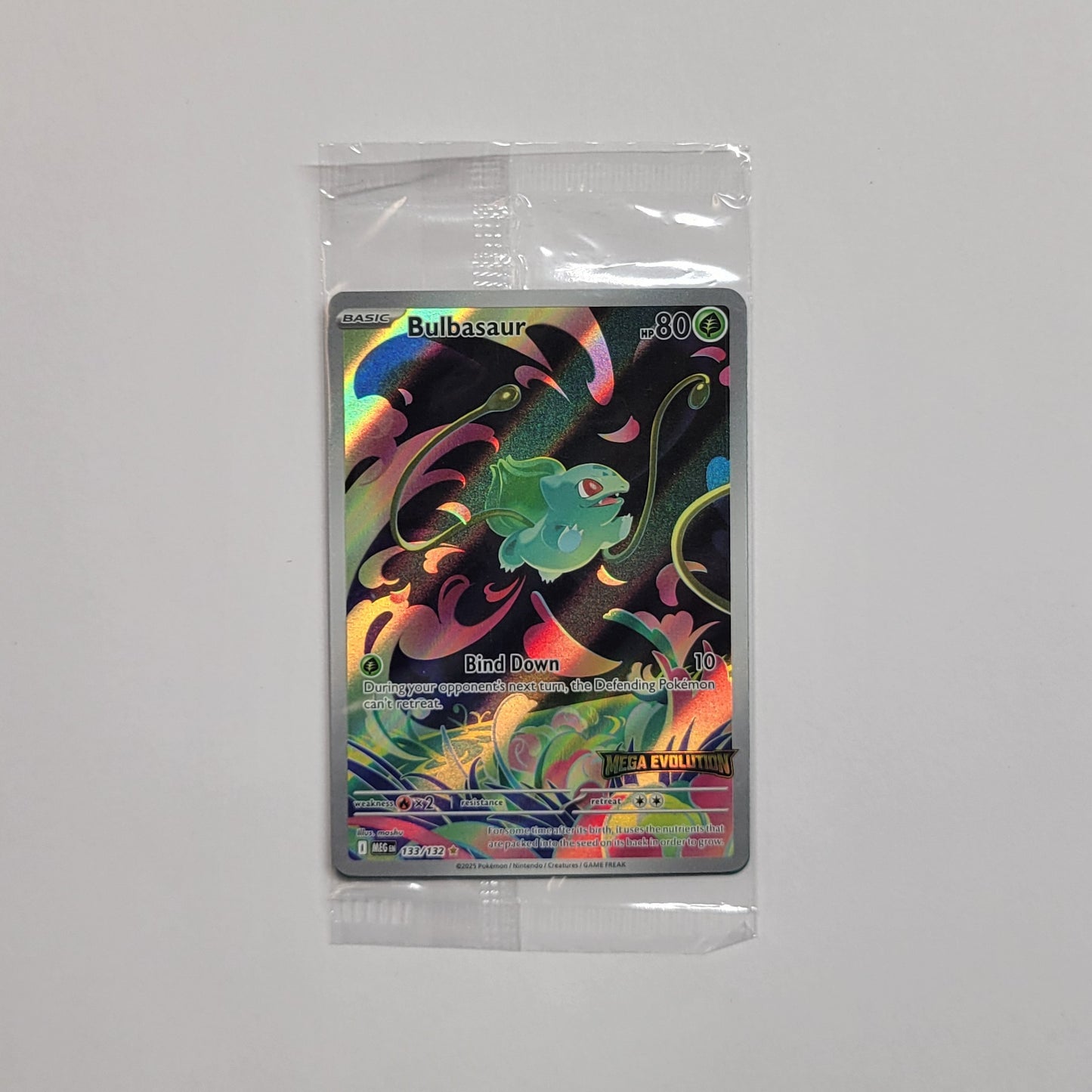 Bulbasaur 133/132 (Sealed, Stamped) - Mega Evolution