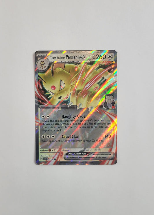 Team Rocket's Persian SVP218 - Black Star Promo