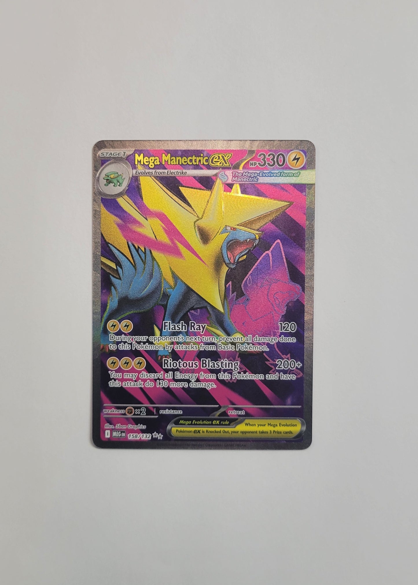 Mega Manectric ex 158/132 - Mega Evolution