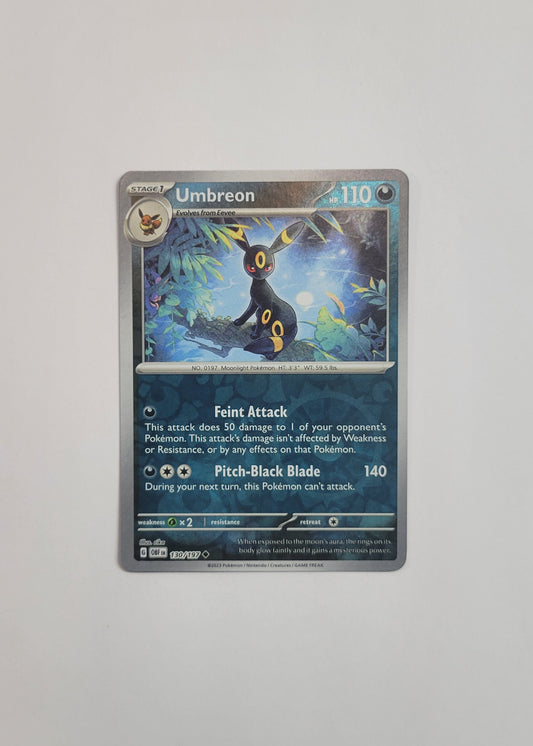 Umbreon 130/197 (Reverse Holo) - Obsidian Flames
