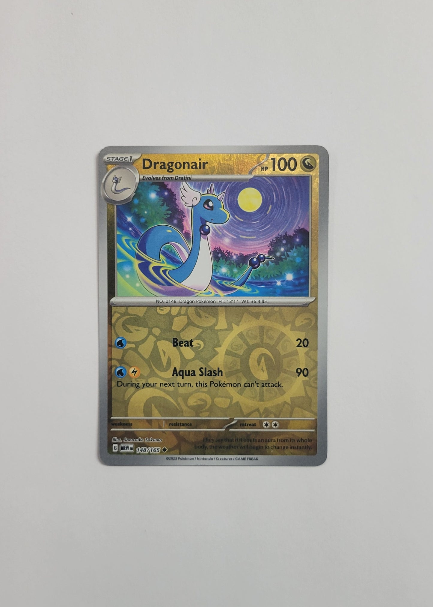 Dragonair 148/165 (Reverse Holo) - 151