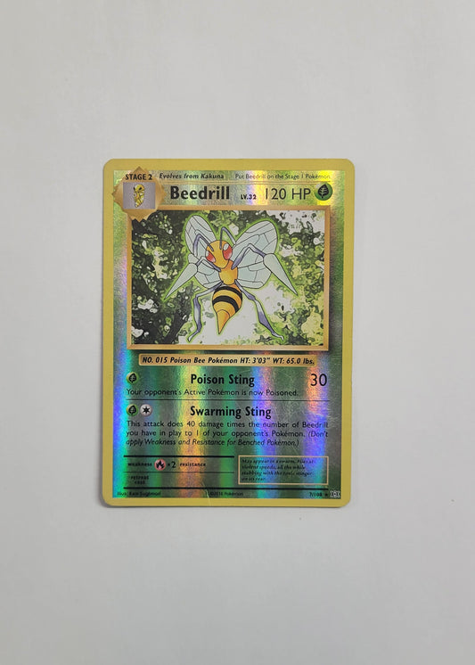Beedrill 7/108 (Reverse Holo) - Evolutions