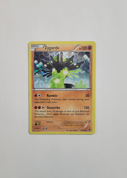 Zygarde 53/124 (Cracked Ice Holo) - Fates Collide