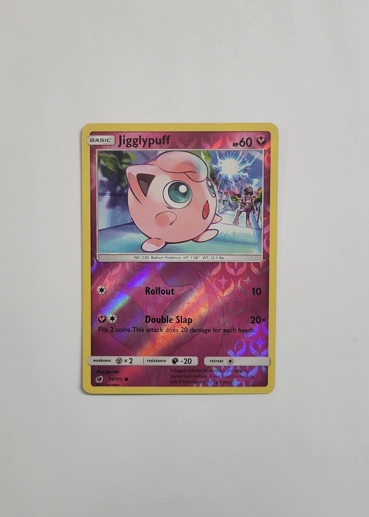 Jigglypuff 71/111 (Reverse Holo) - Crimson Invasion