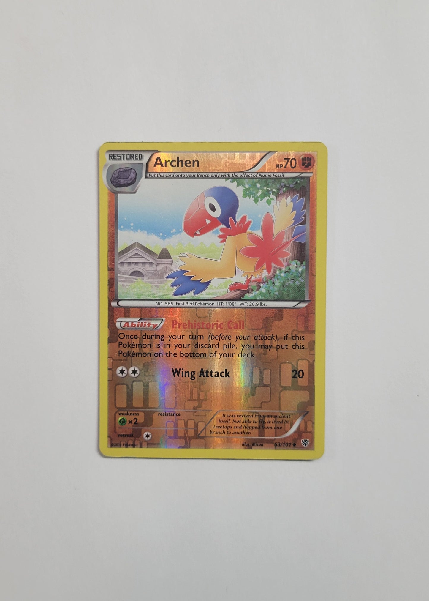 Archen 53/101 (Reverse Holo) - Plasma Blast