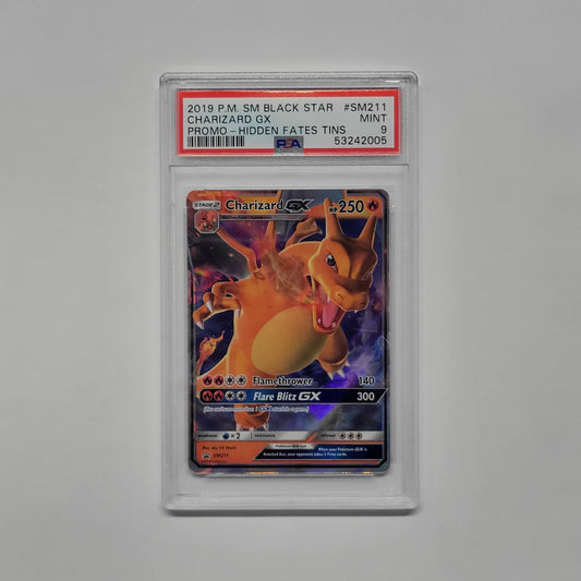 Charizard GX SM211 - Black Star Promo - PSA 9