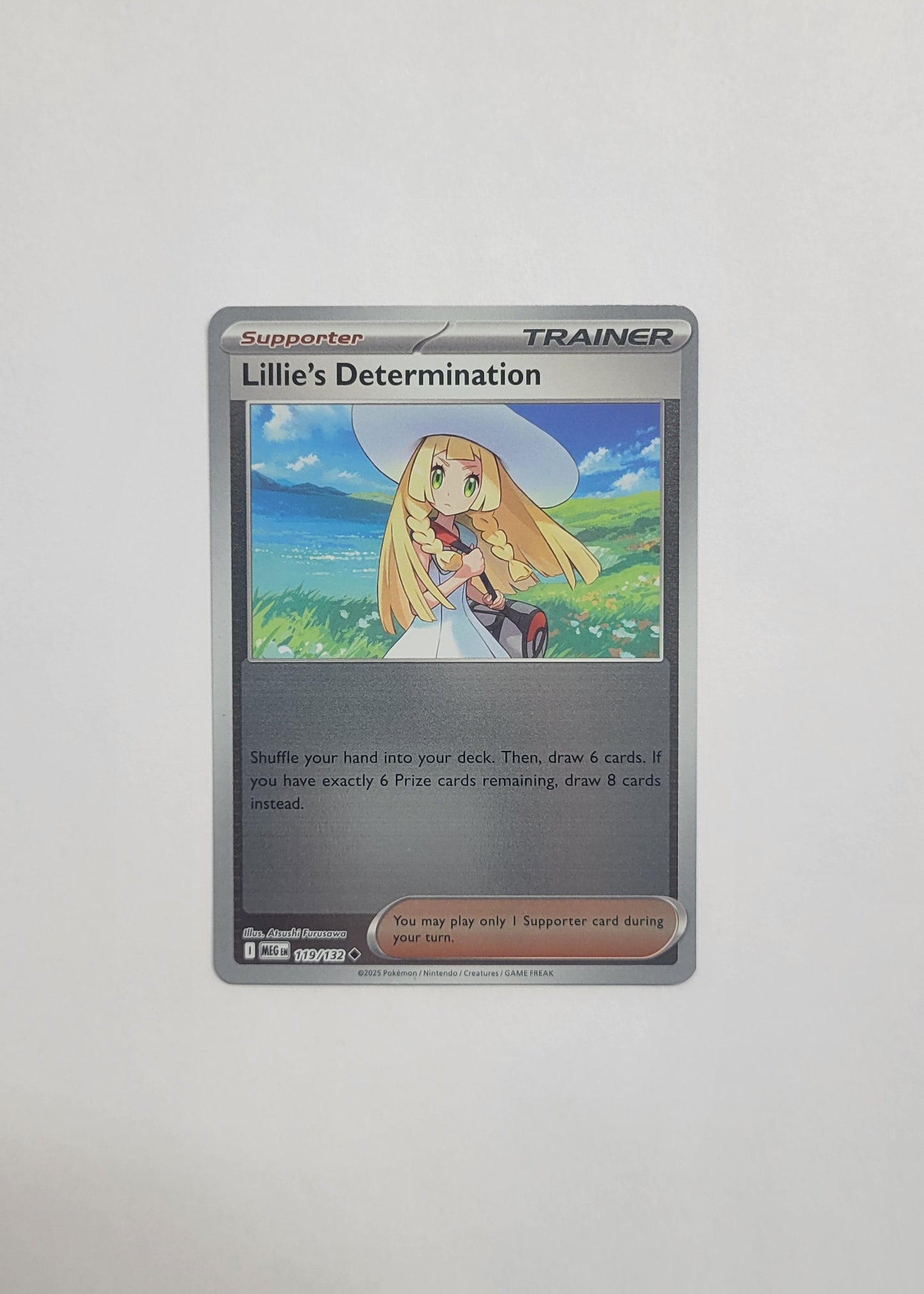 Lillie's Determination 119/132 (Reverse Holo)- Mega Evolution